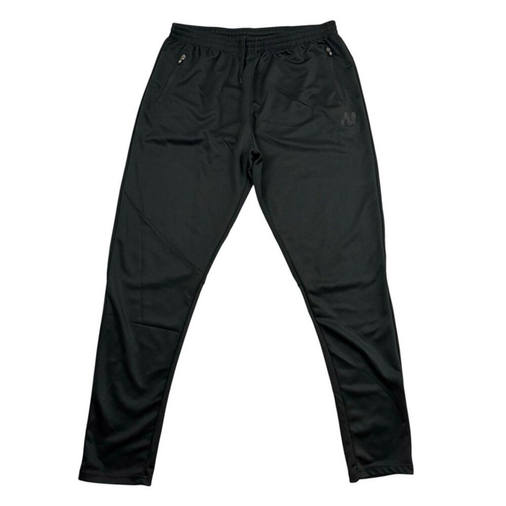 Gorilla Wear Black Jogger Pants 4XL Workout Gym Track Tapered Zippered